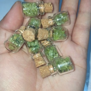 Lọ đá mini may mắn (Nút nhựa + Nút gỗ)