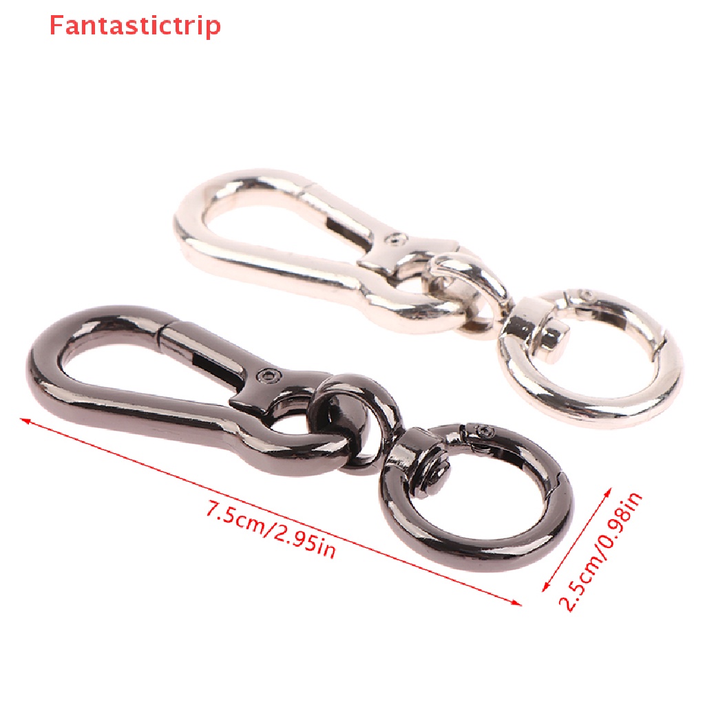 1 Móc Treo Chìa Khóa Bằng Thép Không Gỉ Chống Thất Lạc Mới