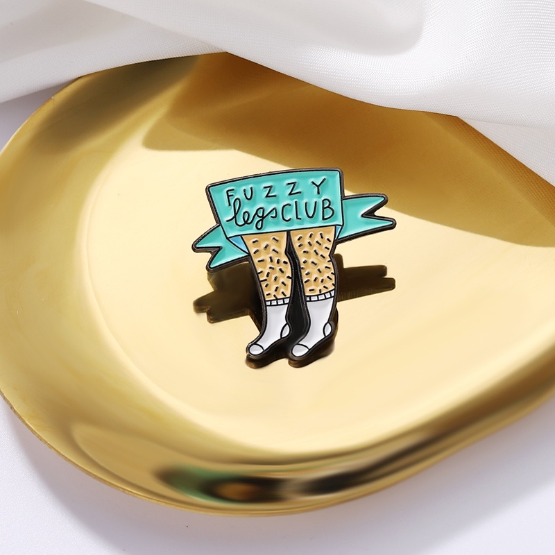 Huy Hiệu Cài Áo Tráng Men Hình Chân Vịt Cho Nữ