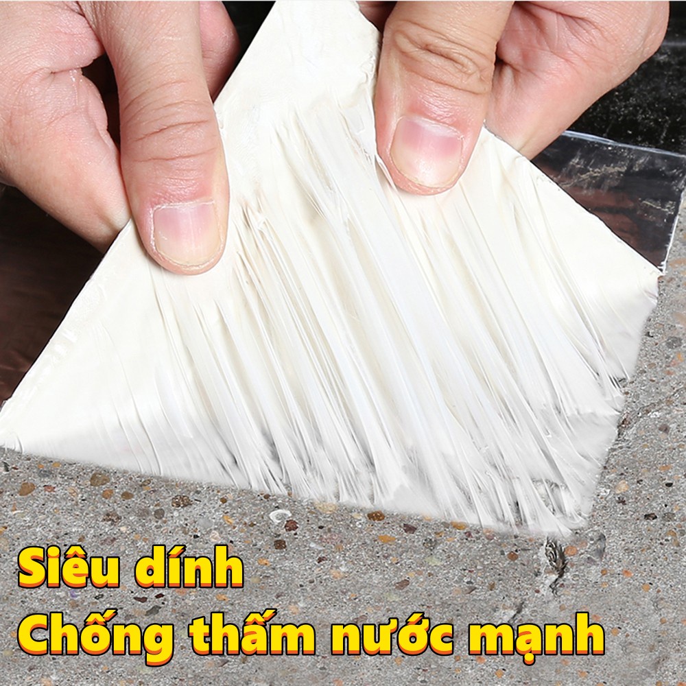 Cuộn 5 Mét Băng Keo Dán Rộng 5cm/10cm, Miếng Dán Siêu Dính, Miếng Chống Thấm Nước, Keo Chống Dột, Siêu Dính