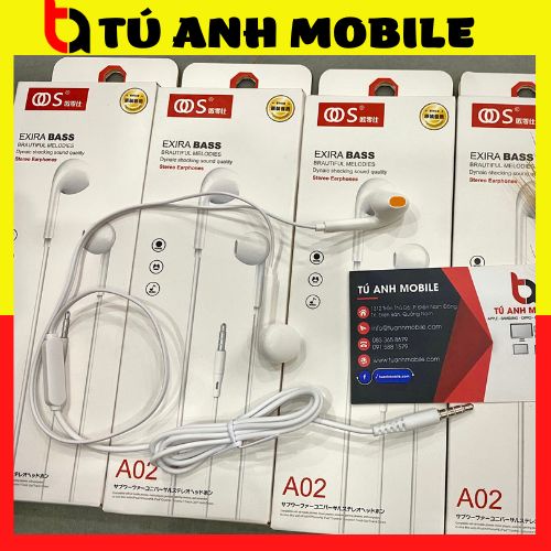 Tai nghe nhét tai có dây jack cắm 3.5mm tích hợp micro giá rẻ chất lượng cao dành cho điện thoại Có núm Su Chống Đau tai