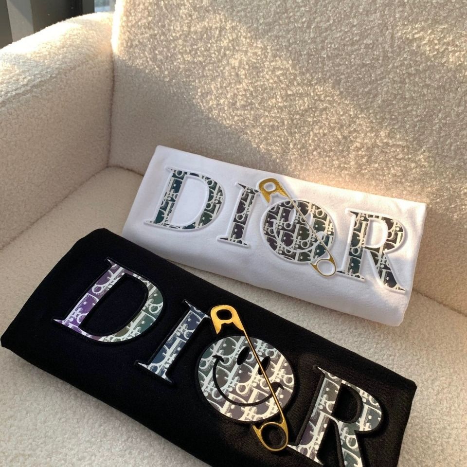 Áo Thun Tay Ngắn Dáng Rộng In Chữ Dior Thời Trang 2022 Cho Nam