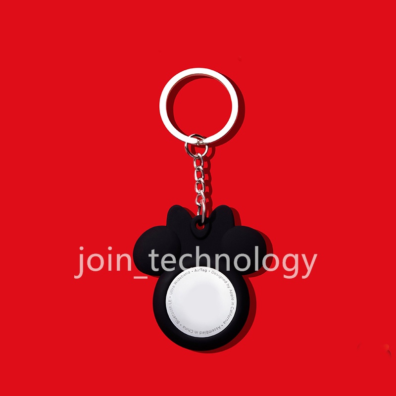 Iphone Airtag case positioning tracking anti-lost device cartoon pvc material+buckle Cartoon style