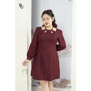 Đầm khoét giọt lệ ngực buộc dây bổ mảnh BIGSIZE (55kg đến 95kg) - 22T1SD44 - [BUstu Bigsize]
