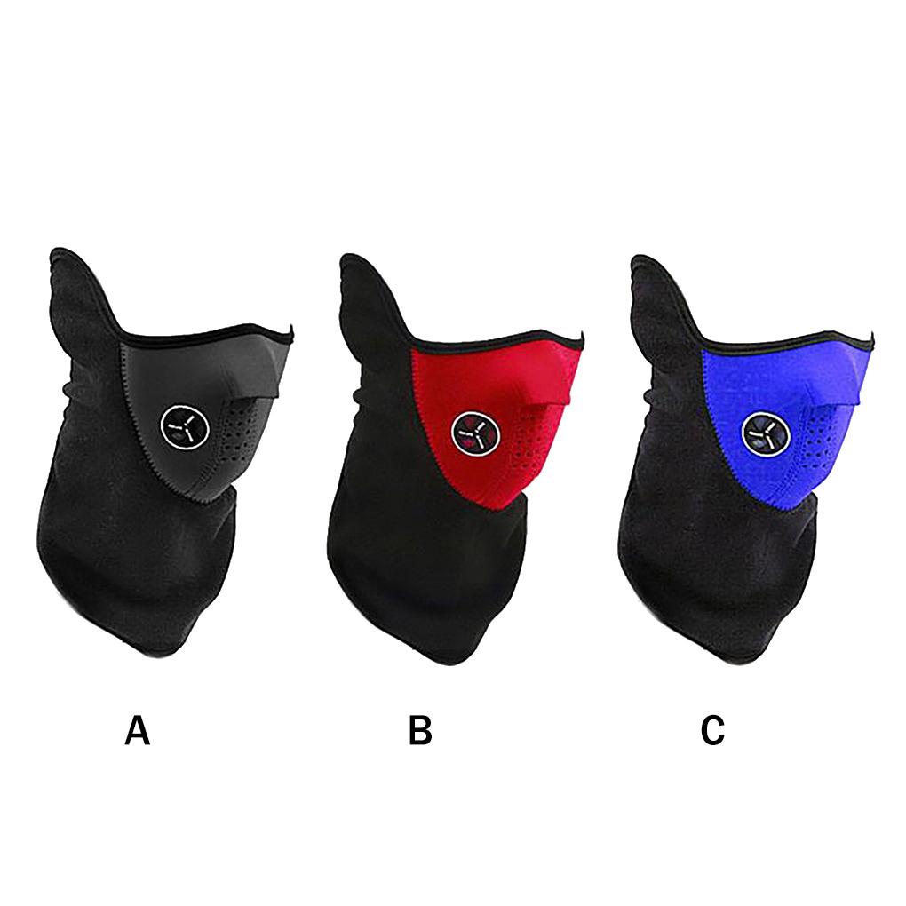 Khăn Che Mặt Giữ Ấm Chống Gió Bảo Vệ Toàn Diện Màu Đỏ Cho Các Hoạt Động Ngoài Trời