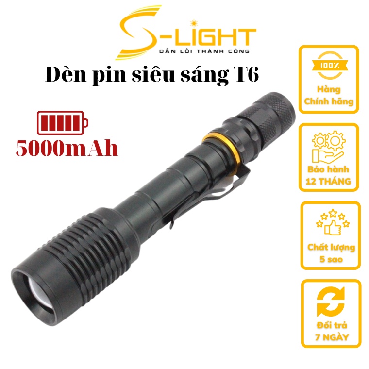 Đèn pin siêu sáng công suất lớn S-Light S6