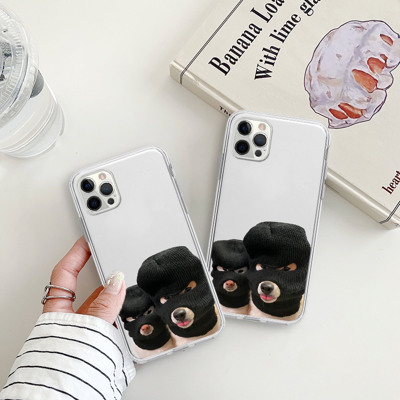 Ốp lưng điện thoại iphone cặp chó du côn cạnh vuông cho 6/6splus/7/7plus/8/8plus/x/xr/xs/11/12/13/14/pro/max/plus/