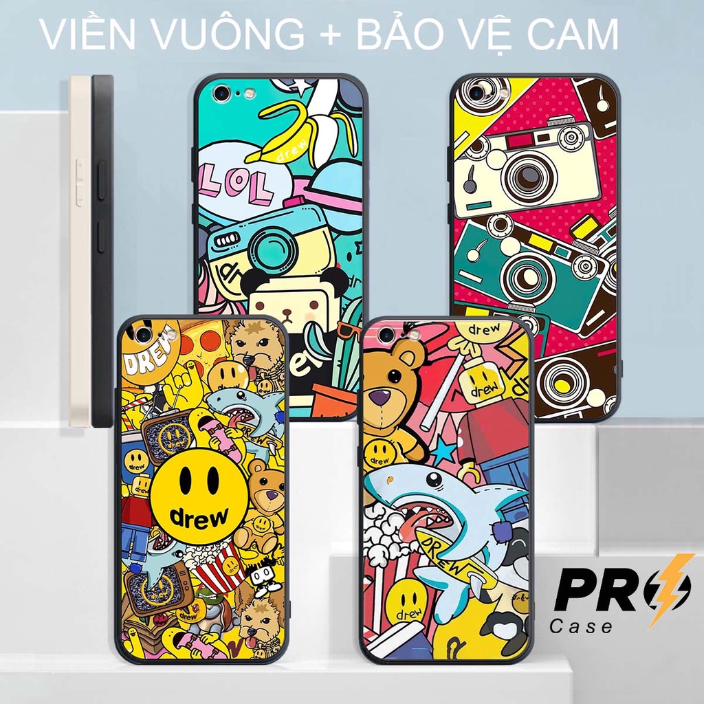 Ốp lưng TPU Viền vuông Iphone 6 / 6S / 6 Plus / 6S Plus hình Drew Sark,Drew LOL