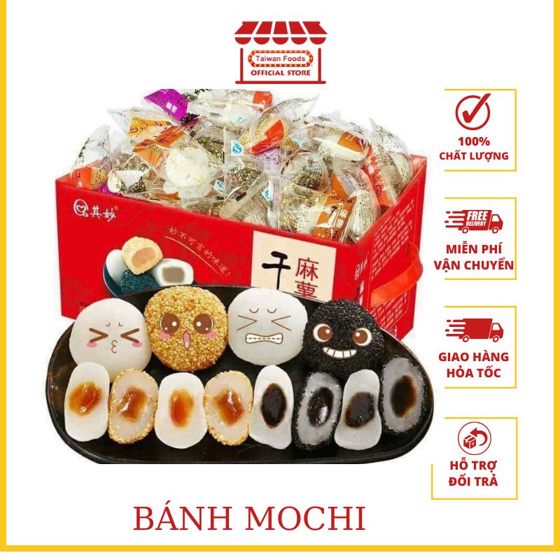 Bánh Mochi Đài Loan - Mix 4 Vị Cực Ngon