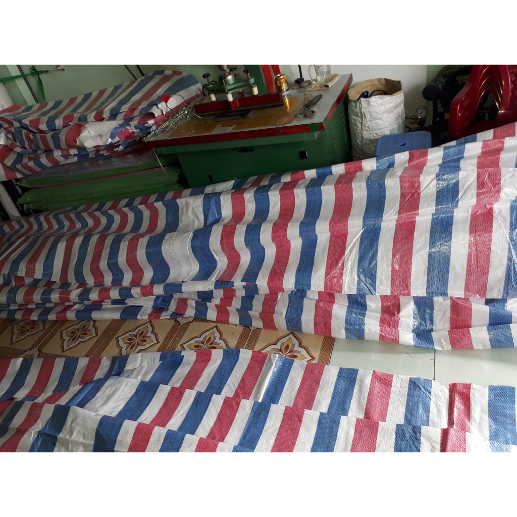 Bạt kẻ, bạt dứa xây dựng kích thước 3,8m*1m