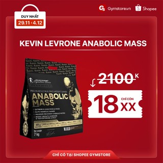 Sữa tăng cân nạc siêu cấp Kevin Levrone Anabolic Mass, 7.0 Kg (58 Servings)
