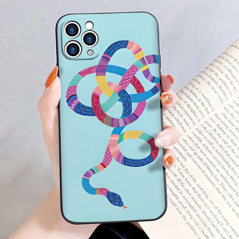 Ốp vuông iphone 12 con giáp cực chất cạnh tuổi Tý Tỵ cho 6/6splus/7/7plus/8/8plus/x/xr/xs/11/12/13/14/pro/max/plus/