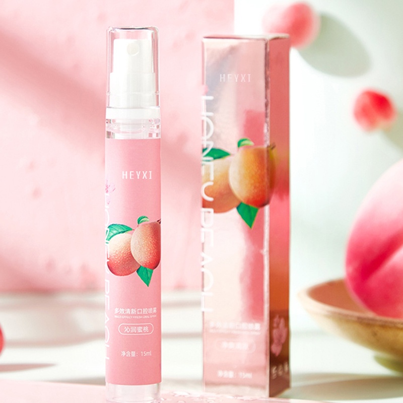 Xịt Thơm Miệng QINFEIYAN Hoa Quả Thơm miệng sạch sẽ thơm tho