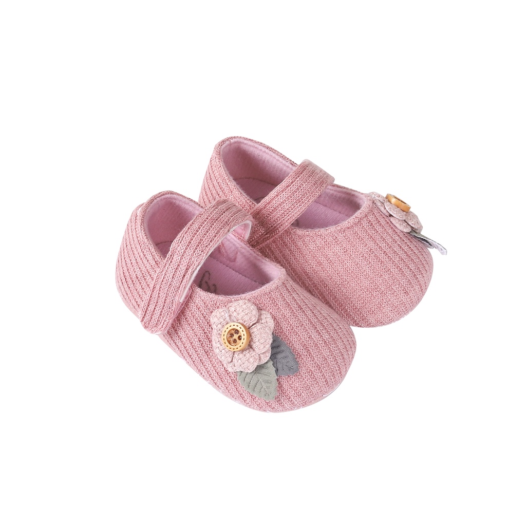 Giày đính nơ chất liệu mềm mại thời trang cho bé gái