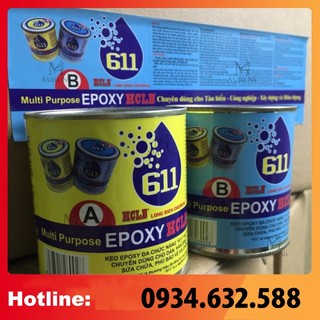 Sx - keo dán đa năng epoxy 611 - 11kg, chính hãng hclb tiêu chuẩn
