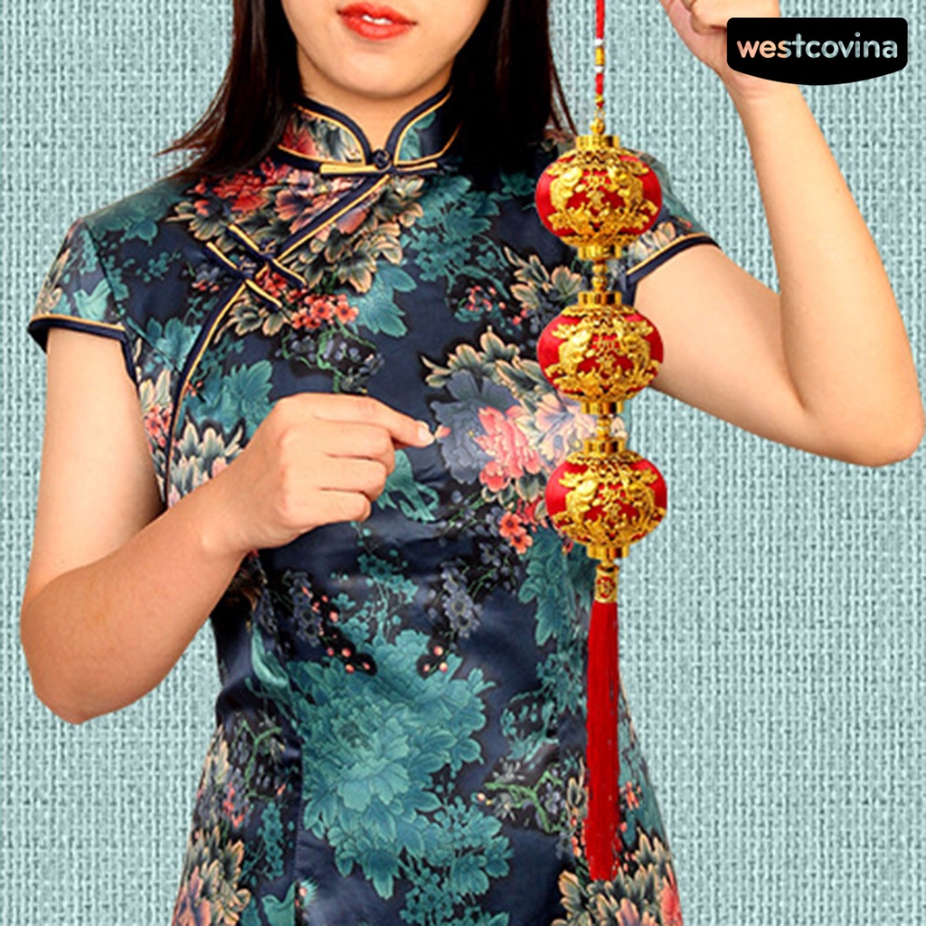 [Hot]☃Lồng Đèn Treo Trang Trí Năm Mới 2022 Bằng Nhựa Chống Vỡ