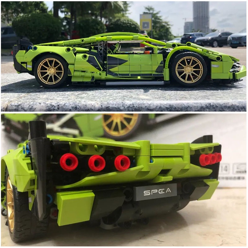 Xe Hơi Lamborghini Si N FKP 37 MOC Technic MOC 8600 Tỉ Lệ 1: 14