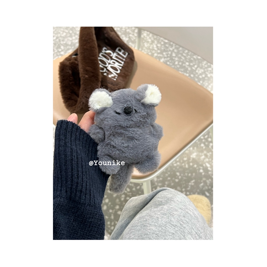Ốp Lưng Hình Gấu Koala Cho Tai Nghe Nhét Tai Bluetooth Không Dây Airpods 1 / 2 / 3 pro2 3