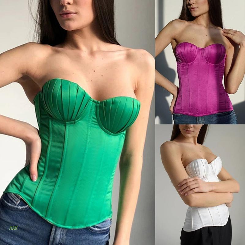 Áo Nịt Ngực Corset Nữ Plus Size Steampunk Gợi Cảm