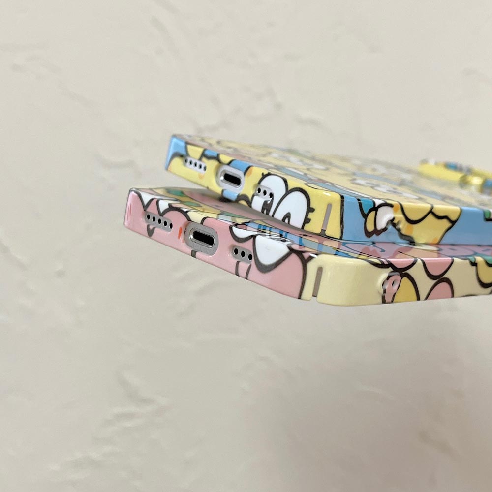 Ốp Điện Thoại Cứng Họa Tiết Spongebob Cho iPhone 11 12 12Pro 12Promax 13 13Pro 13Promax 14 14Pro 14Plus 14ProMax