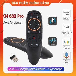 Remote chuột bay, Air Mouse điều khiển bằng giọng nói Vinabox KM680 Pro, KM680V