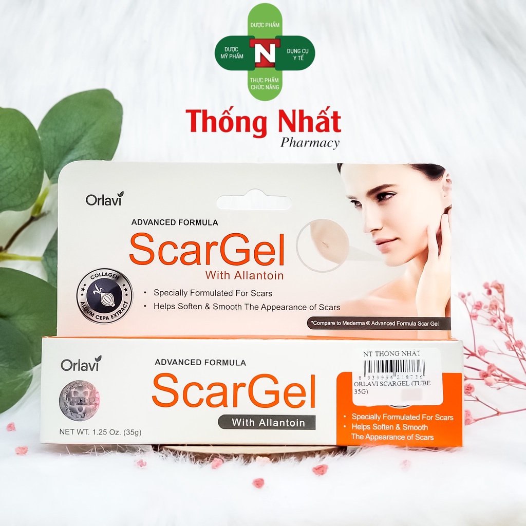 Kem làm mờ sẹo Orlavi ScarGel tuýp 250g