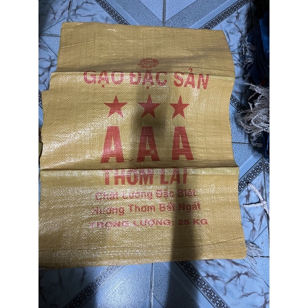 Bao gạo  thơm lài 25kg màu cam, vàng , trắng , lá , thom Thái Lan), thơm Mỹ, lài sữa , hàm châu  100 cái xấp