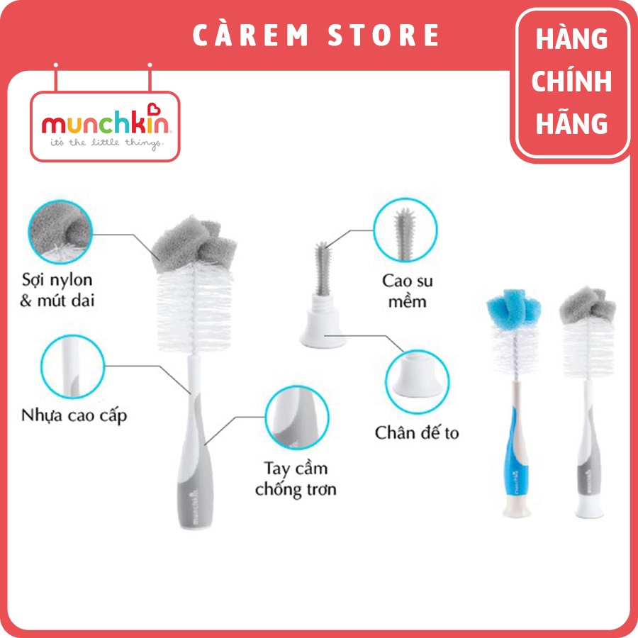Cọ bình sữa có mút MUNCHKIN