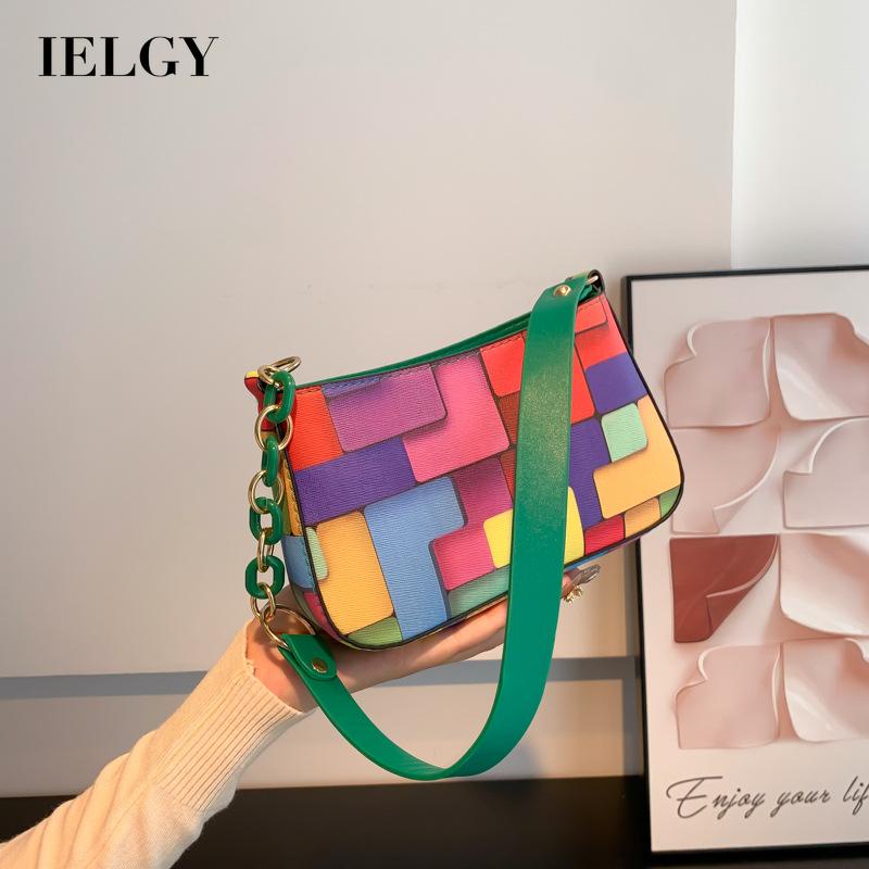 Túi Đeo Vai Phối Dây Xích Phong Cách Hàn Quốc Thời Trang Cho Nữ