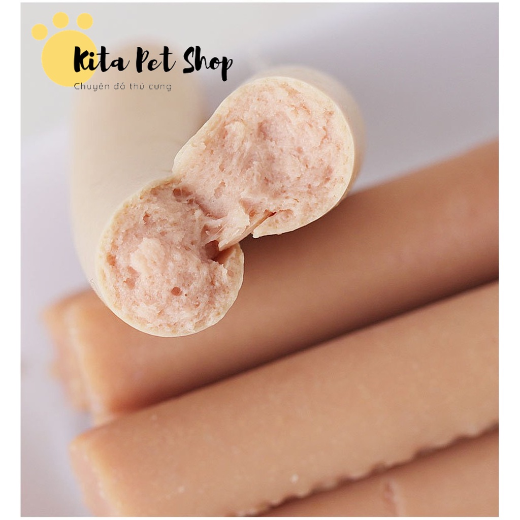 Xúc Xích Cho Chó Mèo Hamster Thú Cưng Dinh Dưỡng Giàu Vitamin, Đạm Bioline
