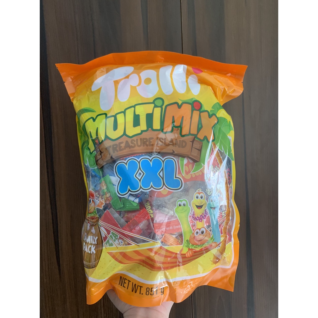 Kẹo dẻo hỗn hợp Trolli multi mix XXL 851g family pack