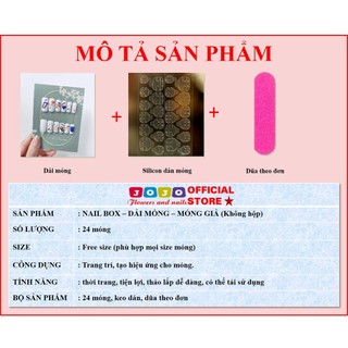 Móng tay giả, móng úp, thang mong nghệ thuật DY32