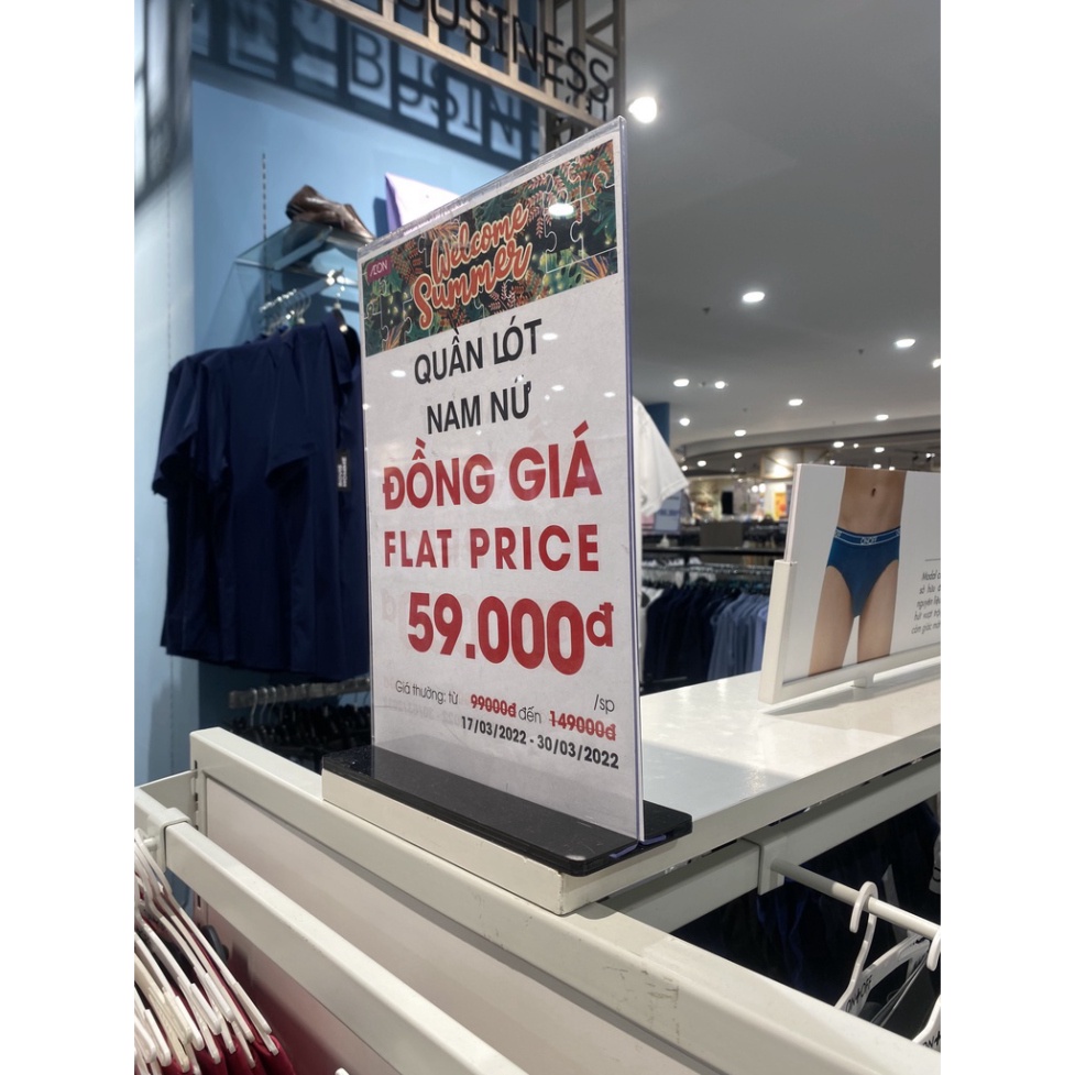 HÀNG NỘI ĐỊA Bảng menu mica A4, A5 dáng chữ T chân đứng, chuyên để sử dụng tại những nhà hàng, quầy 