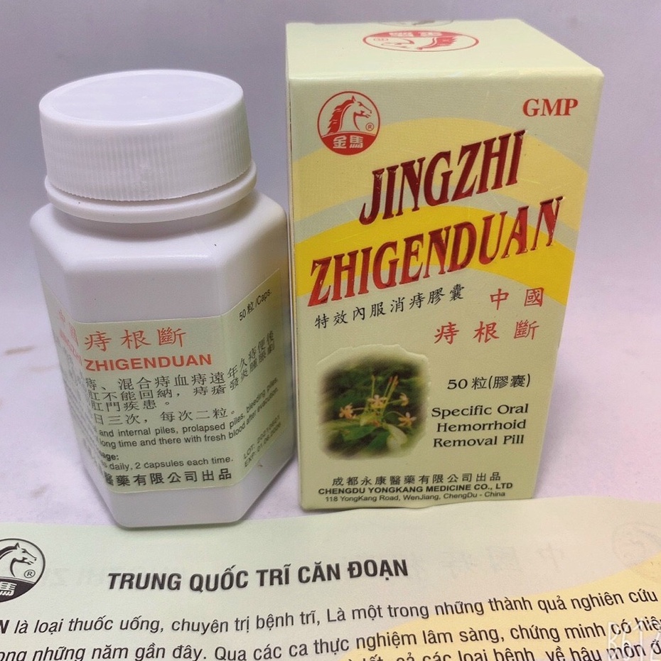 Trĩ Căn Đoạn Hiệu Con Ngựa Hộp 50 Viên