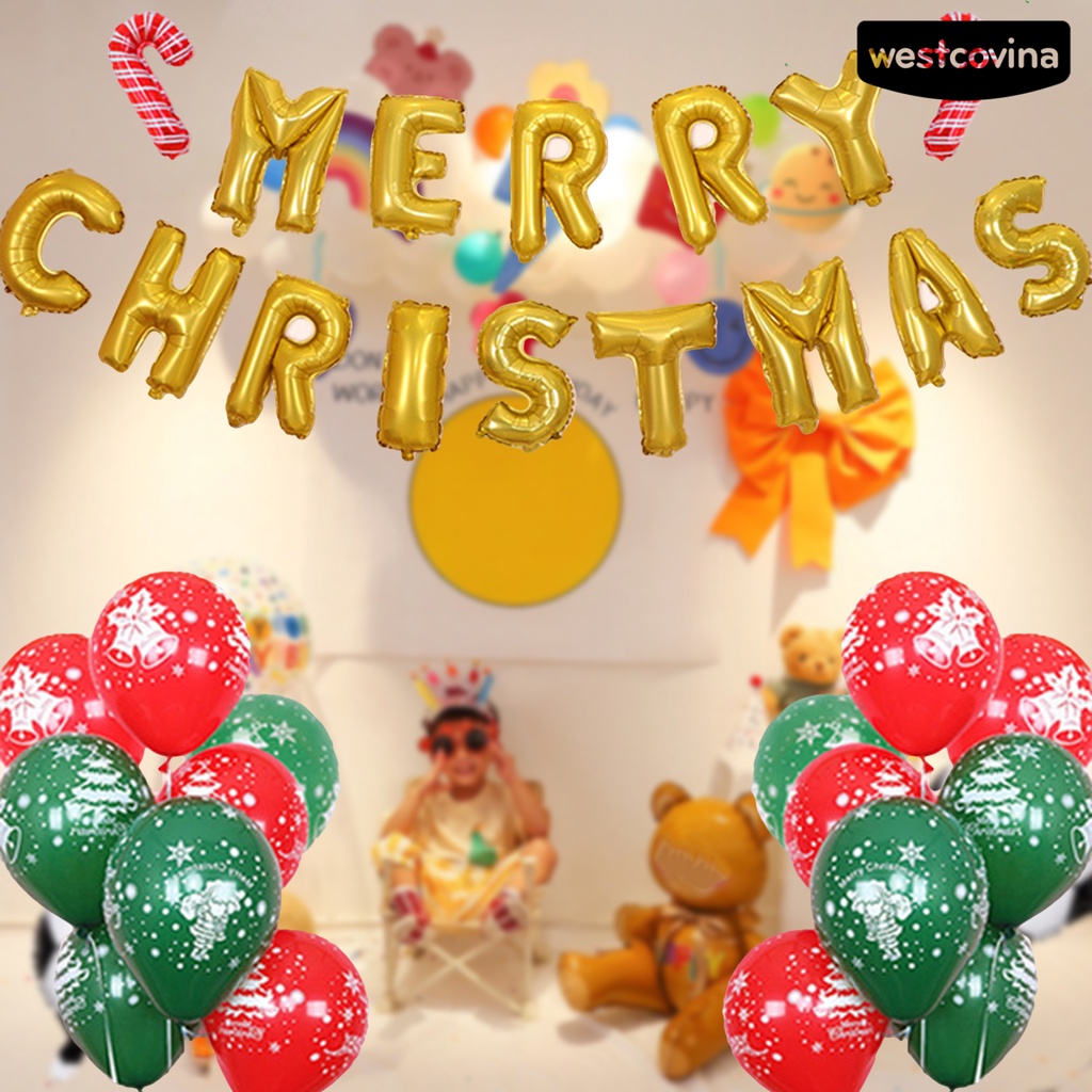 [Hot]☃1 Bộ Bong Bóng Hình Hoa Tuyết Chống Phai Màu Độ Co Giãn Cao Dễ Lắp Ráp