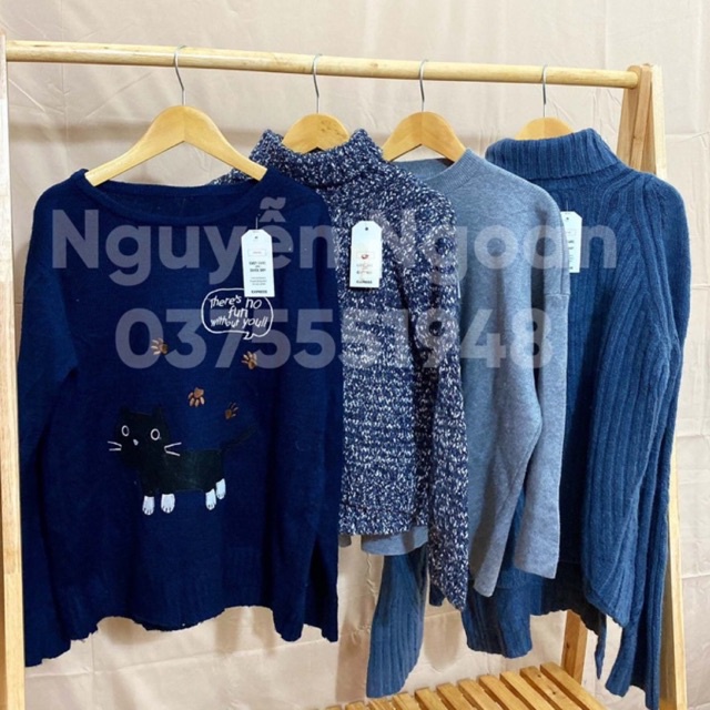 Áo Len Nữ Hàn - Quảng Châu Hàng Tuyển đồng giá 55k