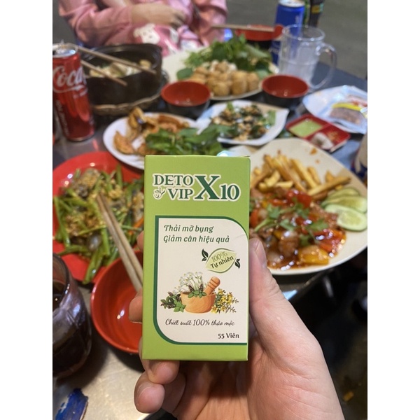 Detox X10 siêu giảm mỡ bụng và thải mỡ ban đêm