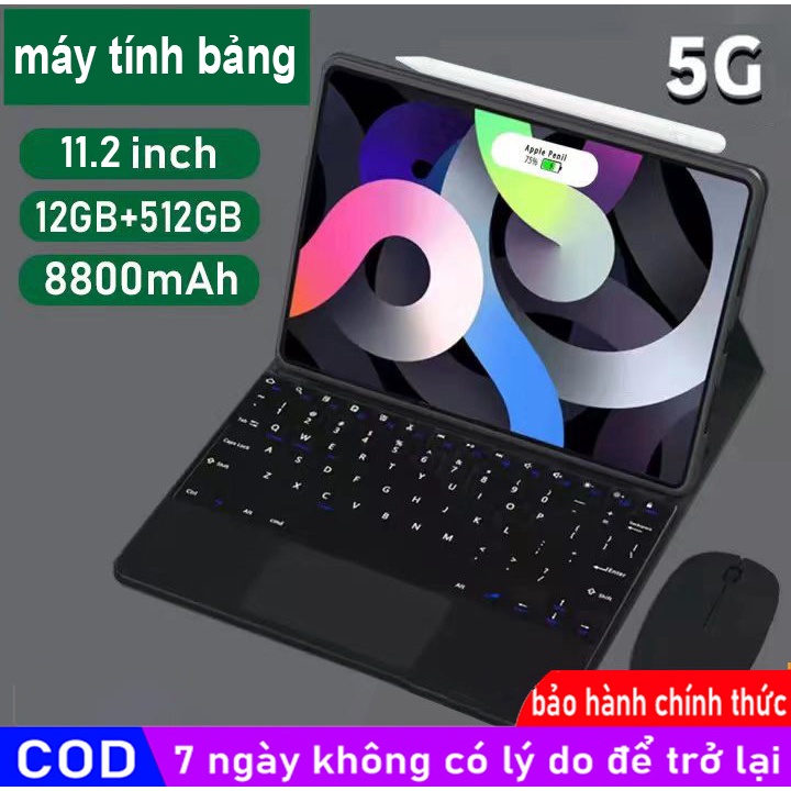 Máy tính bảng hp mới 12GB+512GB 11.2inch pro 11 tab máy tính bảng học văn phòng giải trí giá rẻ w