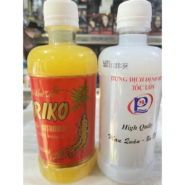 uốn dập lạnh nhân sâm vitamin B5 KORIKO phục hồi tóc  yếu 500ml hàng  công ty