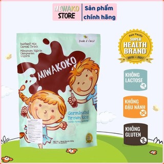 Sữa hạt hữu cơ miwakoko, gói 300g vị cacao, sữa cho bé dị ứng đạm bò, tăng động chậm nói - miwako store