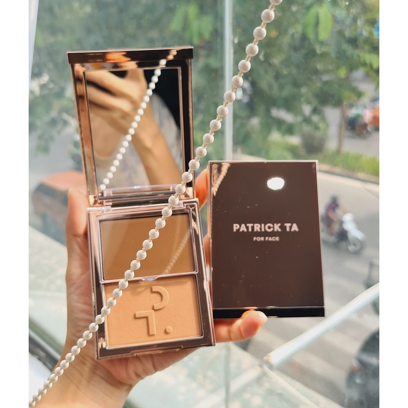 Bảng Tạo Khối PATRICK TA Major Sculpt Creme Contour & Powder Bronzer Duo