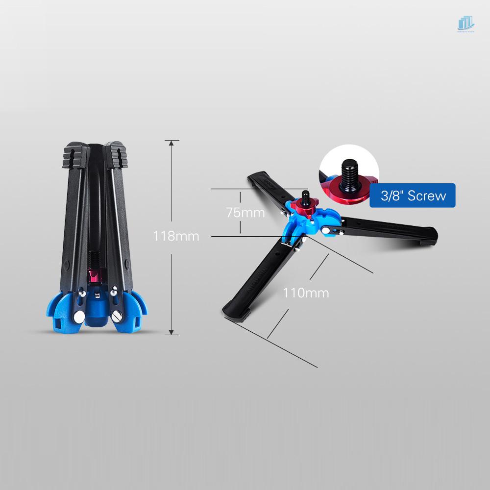 Giá Đỡ Ba Chân Mini Manbily M-1 (s2mw) Với Vít 3 / 8 &quot;Dành Cho Gậy Ba Chân