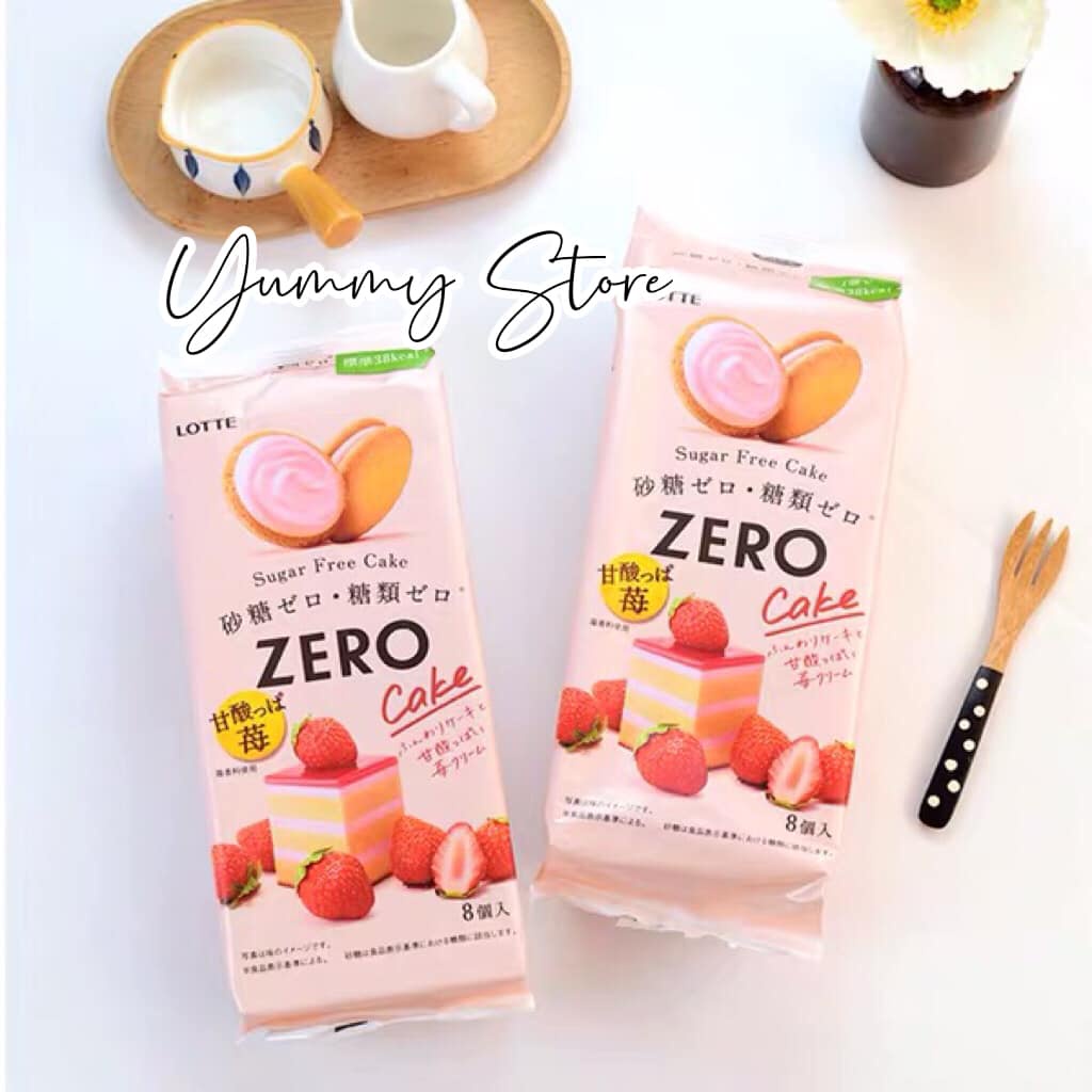 Bánh Lotte Zero Cake Free Sugar