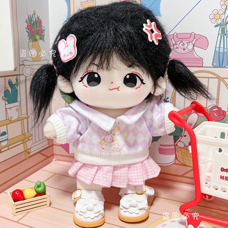 Dễ Thương Bộ Quần Áo cotton Đáng Yêu Dành Cho Búp Bê 20cm