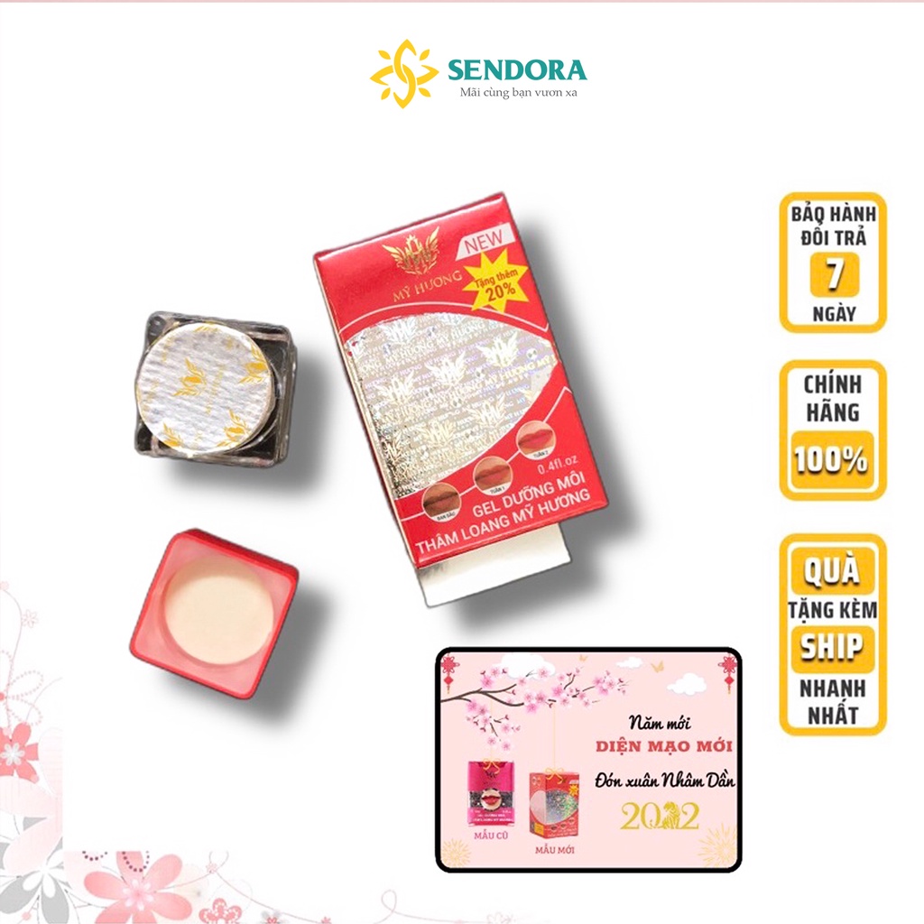 Gel dưỡng môi Mỹ Hương, Dưỡng môi ngừa thâm loang, kích màu môi  sau phun xăm