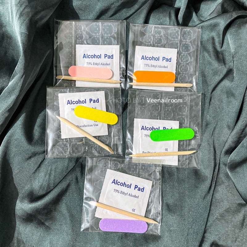 Set dụng cụ làm nail box, keo, que gỗ, dũa mini...
