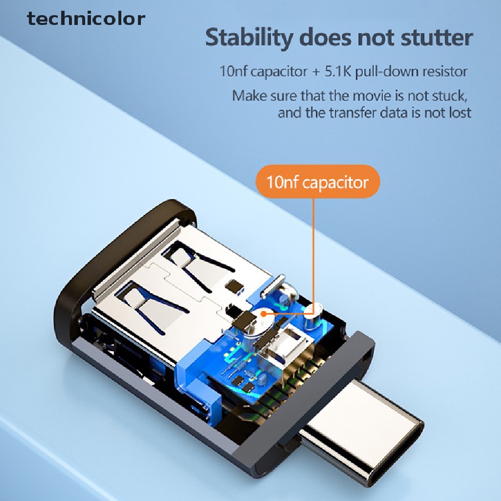 Đầu Chuyển Đổi OTG USB 3.0 Type-c Sang USB Type c Cho Điện Thoại / Máy Tính Bảng