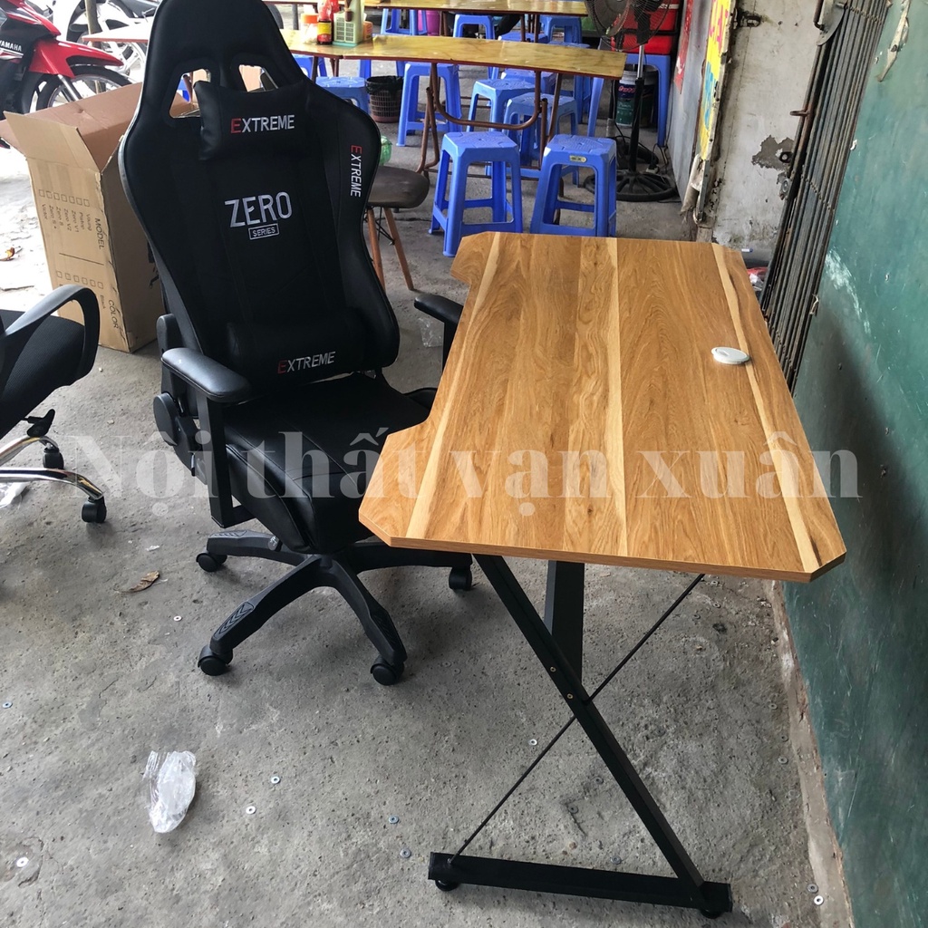 [MẪU MỚI 2023] Bàn làm việc gaming chữ U K Z VX07-1 thiết kế chắc chắn, mặt uống cong, có lỗ đi dây - Nội Thất Vạn Xuân | BigBuy360 - bigbuy360.vn