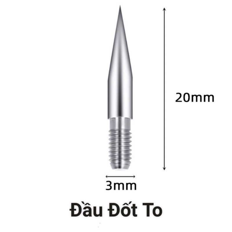 Combo 10 kim ốc đốt ruồi to dành cho máy 5in1, bút đốt ruồi giá rẻ
