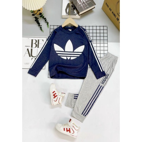 Bộ Bé Trai Dài Tay Size Đại 24-40kg Cotton 4 Chiều